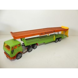 CAMION MERCEDES TRANSPORTER VOITURE SIKU 3112 1:55 sans boite