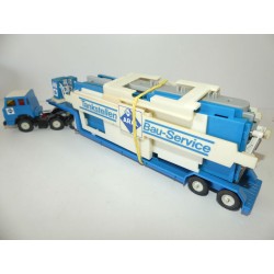 CAMION HENSCHEL F201S AVEC SA STATION SERVICE ARAL SIKU 1:50 V307 sans boite