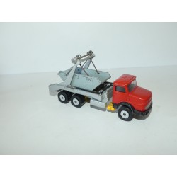 CAMION MERCEDES 2624 MULTIBENNE SOLIDO N°364 1:60 sans boite ancien modele version rare
