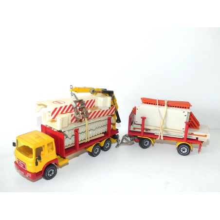 CAMION MAN AVEC SON PONT A CONSTRUIRE SIKU 3715 1:55 sans boite