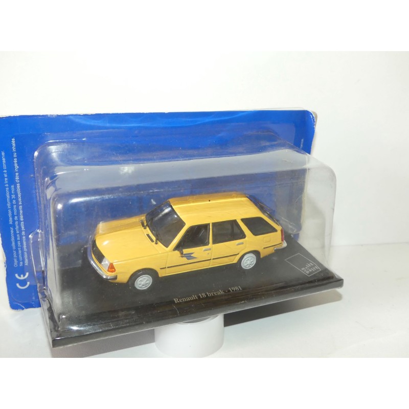 RENAULT 18 BREAK 1981 PTT LA POSTE UNIVERSAL HOBBIES 1:43 blister