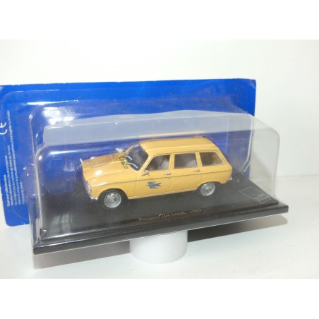 PEUGEOT 204 BREAK 1969 PTT LA POSTE UNIVERSAL HOBBIES ATLAS 1:43 blister