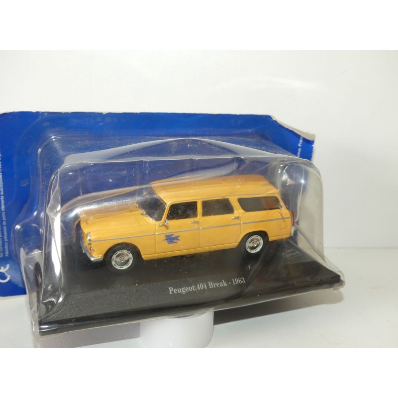 PEUGEOT 404 BREAK 1963 PTT LA POSTE UNIVERSAL HOBBIES ATLAS 1:43 blister