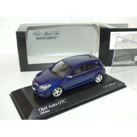 OPEL ASTRA GTC 2004 Bleu MINICHAMPS 1:43