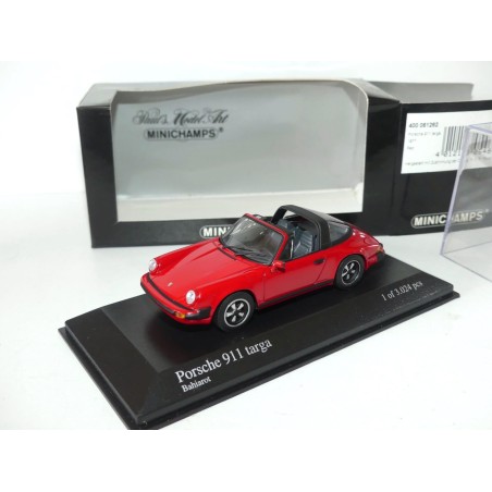 PORSCHE 911 TARGA 1977 Rouge MINICHAMPS 1:43