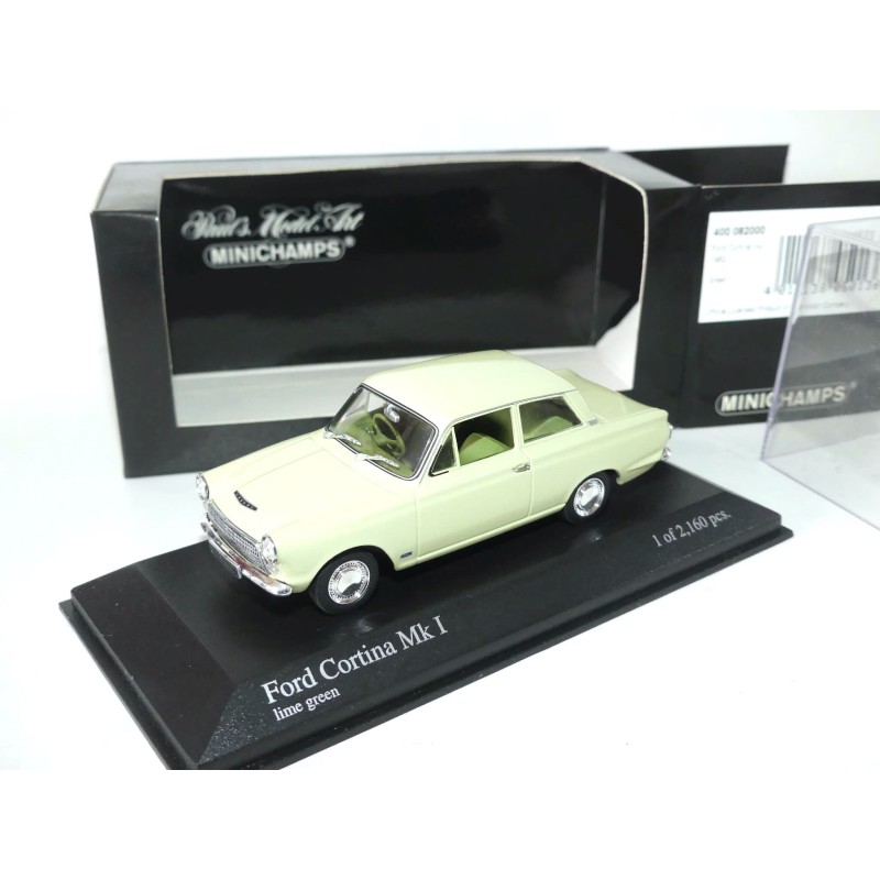 LOTUS CORTINA MK I 1963 Blanc MINICHAMPS 1:431er