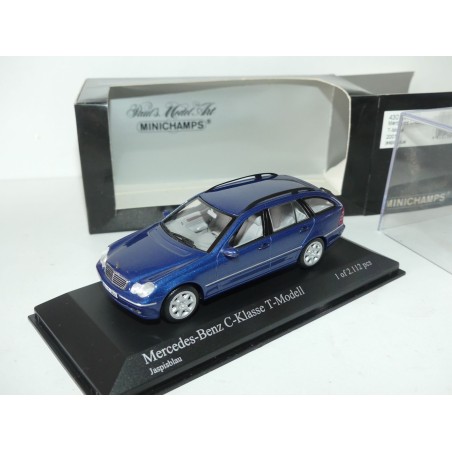 MERCEDES CLASSE C T MODEL W203 2001 Bleu Jaspi MINICHAMPS 1:43