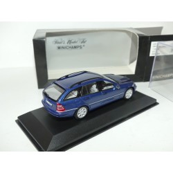 MERCEDES CLASSE C T MODEL W203 2001 Bleu Jaspi MINICHAMPS 1:43