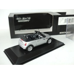 BMW MINI COOPER CABRIOLET 2004 Gris MINICHAMPS 1:43