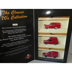MORRIS MINOR AUSTIN MINI MAILVAN ROYAL MAIL COFFRET CORGI CPP99116 1:43