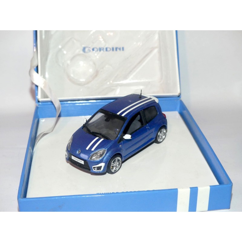 RENAULT TWINGO GORDINI RS Bleu et Bande Blanche NOREV 1:43