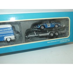 RENAULT ESTAFETTE ASSISTANCE ET ALIPNE A110 COUPE DES ALPES 1968 IXO 1:43