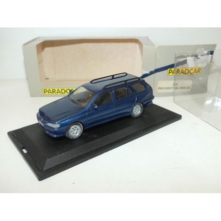PEUGEOT 406 BREAK Bleu PARADCAR 035 1:43