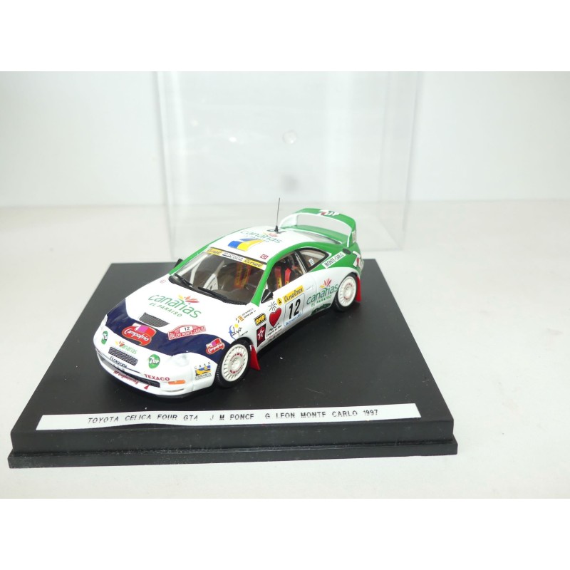 TOYOTA CELICA GT-FOUR RALLYE MONTE CARLO1997 J.M. PONCE TROFEU 1:43