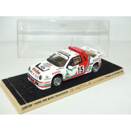 FORD RS 200 RALLYE DU PORTUGAL 1996 J. SANTOS STARTER 1:43