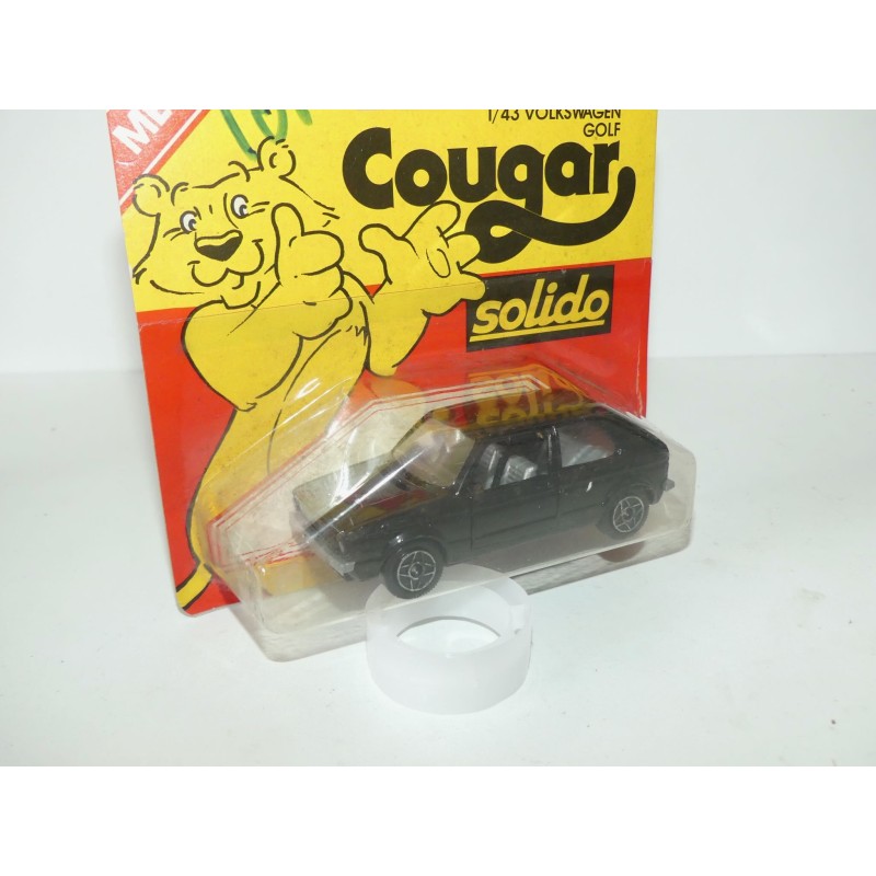 VW GOLF I Noir COUGAR SOLIDO 1:43