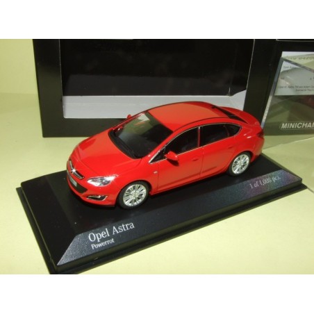 OPEL ASTRA J Phase 2 2012 Rouge MINICHAMPS 1:43