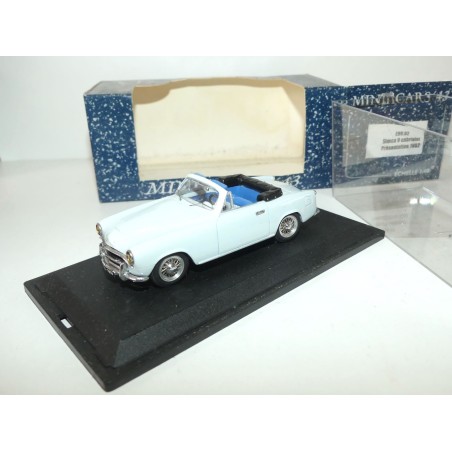 SIMCA 9 CABRIOLET PRESENTATION 1952 Bleu KIT MINIACARS 43 1:43
