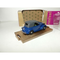 FIAT 1100 CABRIOLET Bleu 1937-39 BRUMM R84 1:43