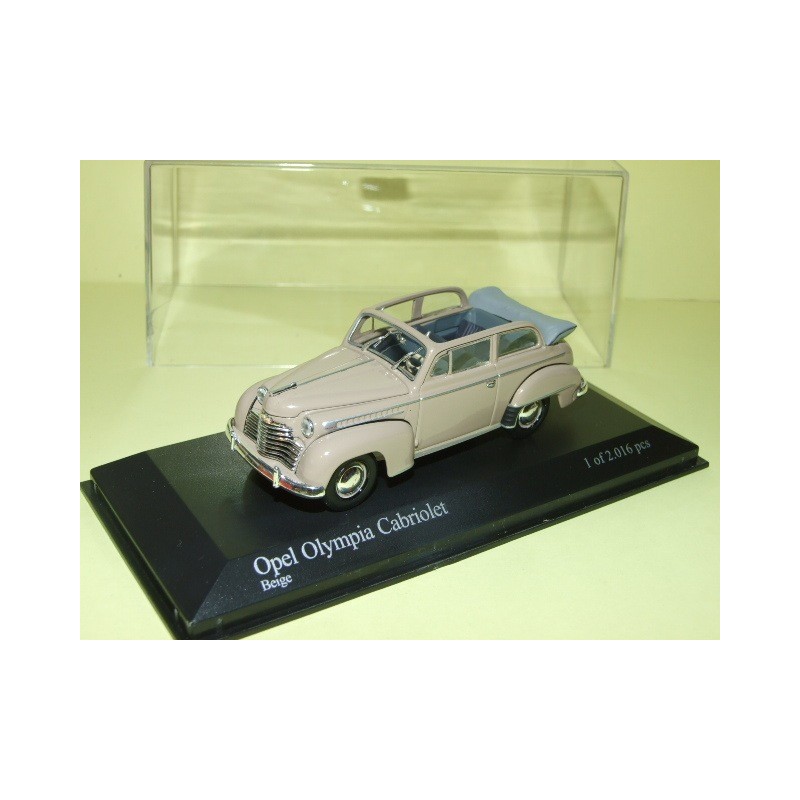 OPEL OLYMPIA CABRIOLET Beige MINICHAMPS 1:43