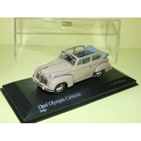 OPEL OLYMPIA CABRIOLET Beige MINICHAMPS 1:43