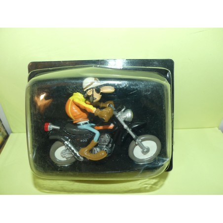 FIGURINE MOTO JOE BAR TEAM N°29 PAUK CHOTTE SUR SA SUZUKI TS 400 APACHE 1974 1:18