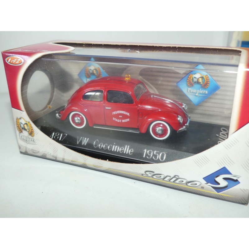 VW COCCINELLE 1950 POMPIERS SOLIDO 1:43
