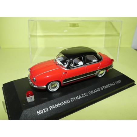 PANHARD DYNA Z12 GRAND STANDING 1957 Rouge et Noir NOSTALGIE N023 1:43