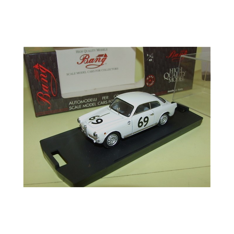 ALFA ROMEO GIULIETTA SP NÂ°69 1957 BANG 7172 1:43