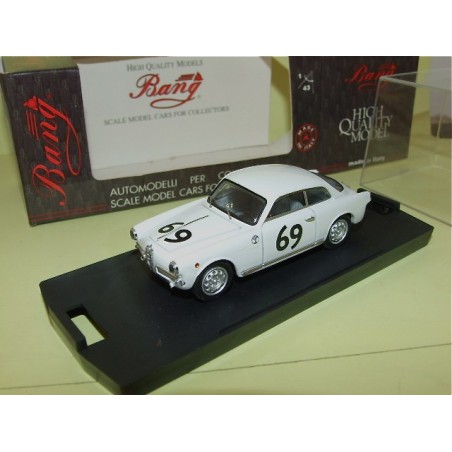 ALFA ROMEO GIULIETTA SP NÂ°69 1957 BANG 7172 1:43