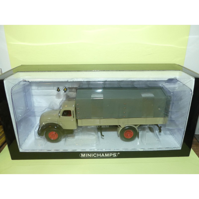 MAGIRUS S 6500 CANVAS 1955 Gris et Noir MINICHAMPS 1:43