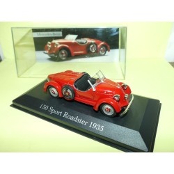 MERCEDES 150 SPORT ROADSTER 1935 Rouge ALTAYA 1:43 imperfection socle