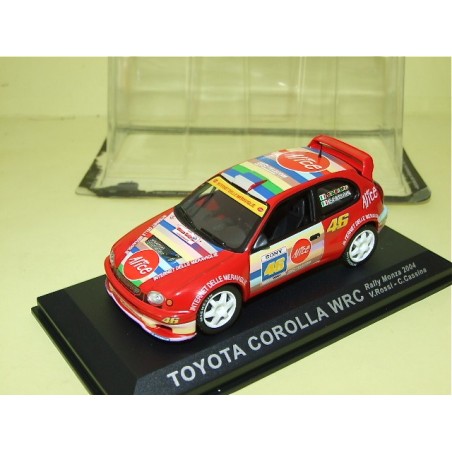 TOYOTA COROLLA WRC RALLY MONZA 2004 V. ROSSI ALTAYA 1:43  3Ã¨me sous coque
