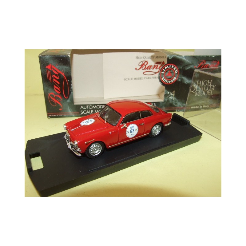 ALFA ROMEO GIULIETTA SPRINT NÂ°93 WINTER MARATHON 1997 BANG 1027 1:43