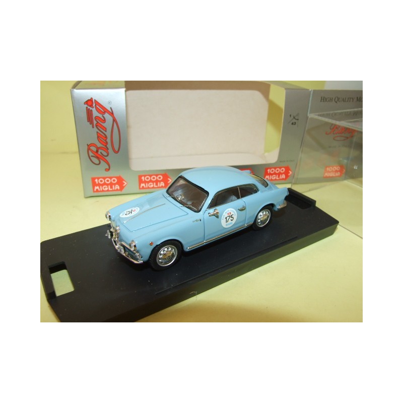ALFA ROMEO GIULIETTA SP NÂ°175 MILLE MIGLIA 1996 BANG MM010 1:43