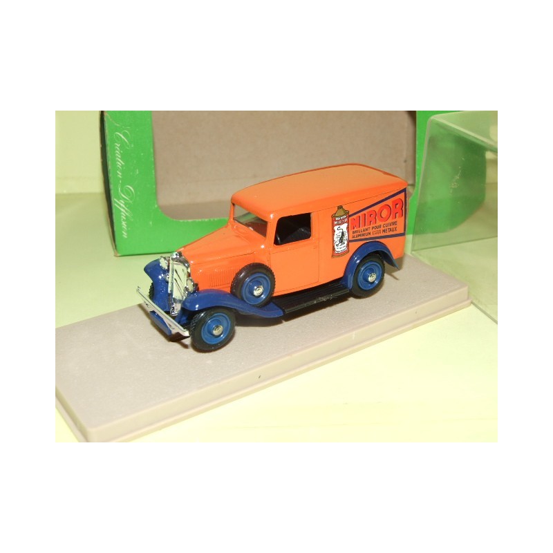 CITROEN 500 Kg CAMIONNETTE 1934 MIRROR LION NOIR ELIGOR 1:43
