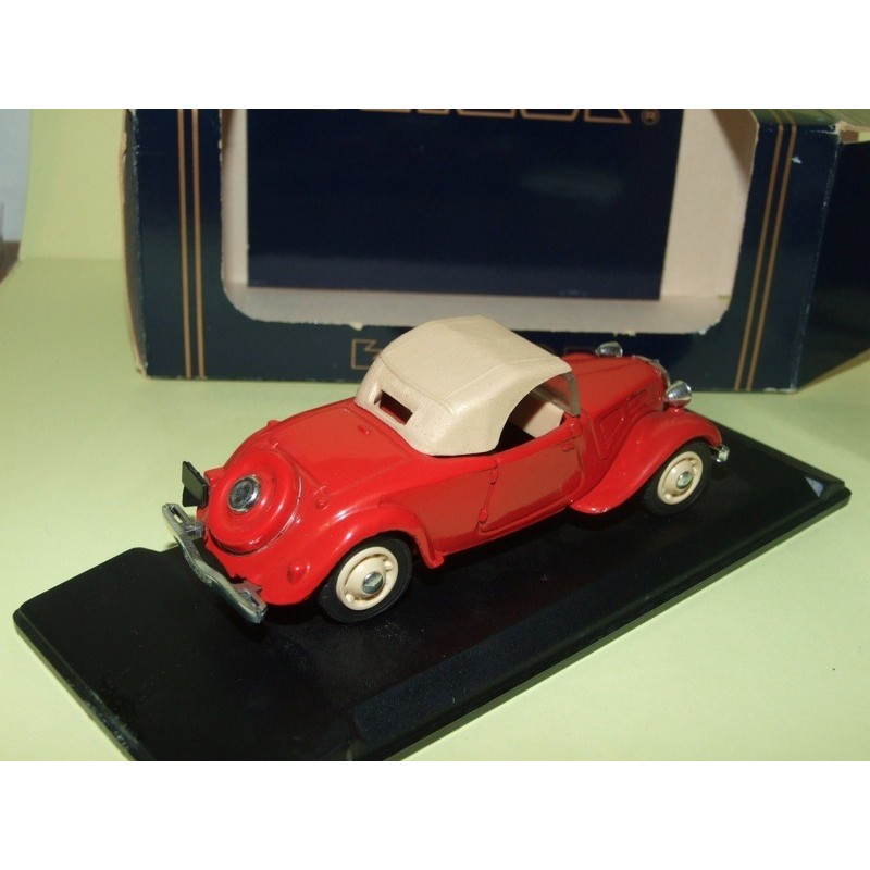 Modèle Réduit CITROËN TRACTION AVANT 11BL Cabriolet 1938 Rouge 1/43 Eligor - Occasion Avec Boîte
