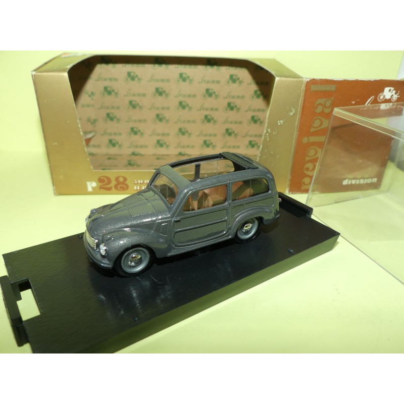 FIAT 500 C BELVEDERE 1951-1955 Gris BRUMM R28 1:43