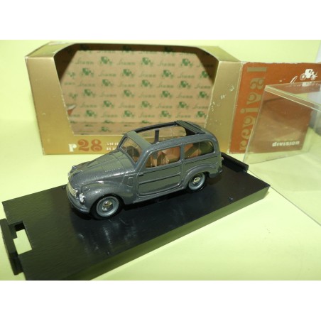 FIAT 500 C BELVEDERE 1951-1955 Gris BRUMM R28 1:43