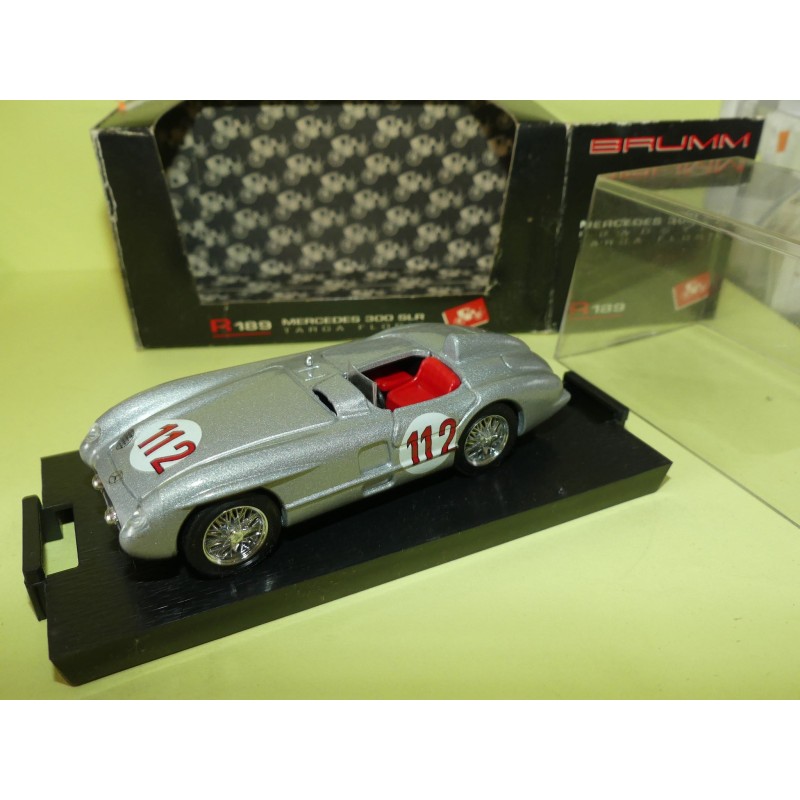 MERCEDES 300 SLR N°112 TARGA FLORIO 1955 FANGIO BRUMM R189 1:43 2ème