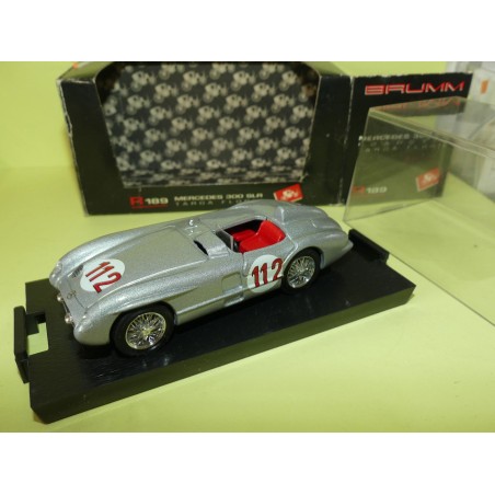 MERCEDES 300 SLR N°112 TARGA FLORIO 1955 FANGIO BRUMM R189 1:43 2ème