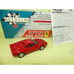 FERRARI 288 GTO Rouge AUTO LINE HAG 1:43