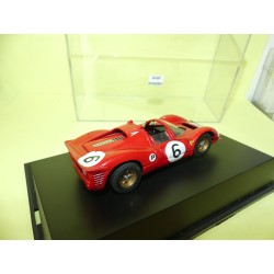 FERRARI 330 P4 NÂ°6 6 Heures De BRANDS HATCH 1967 JOUEF 1:43 lÃ©ger dÃ©faut
