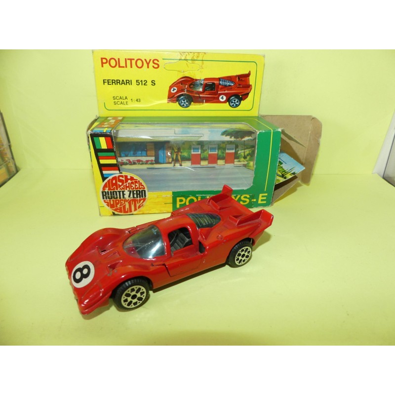 FERRARI 512 S POLITOYS E22 1:43 imperfection