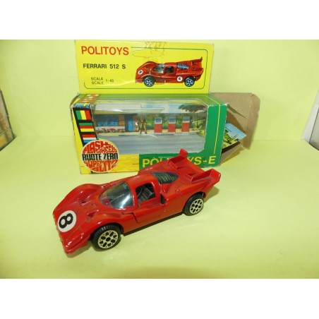 FERRARI 512 S POLITOYS E22 1:43 imperfection
