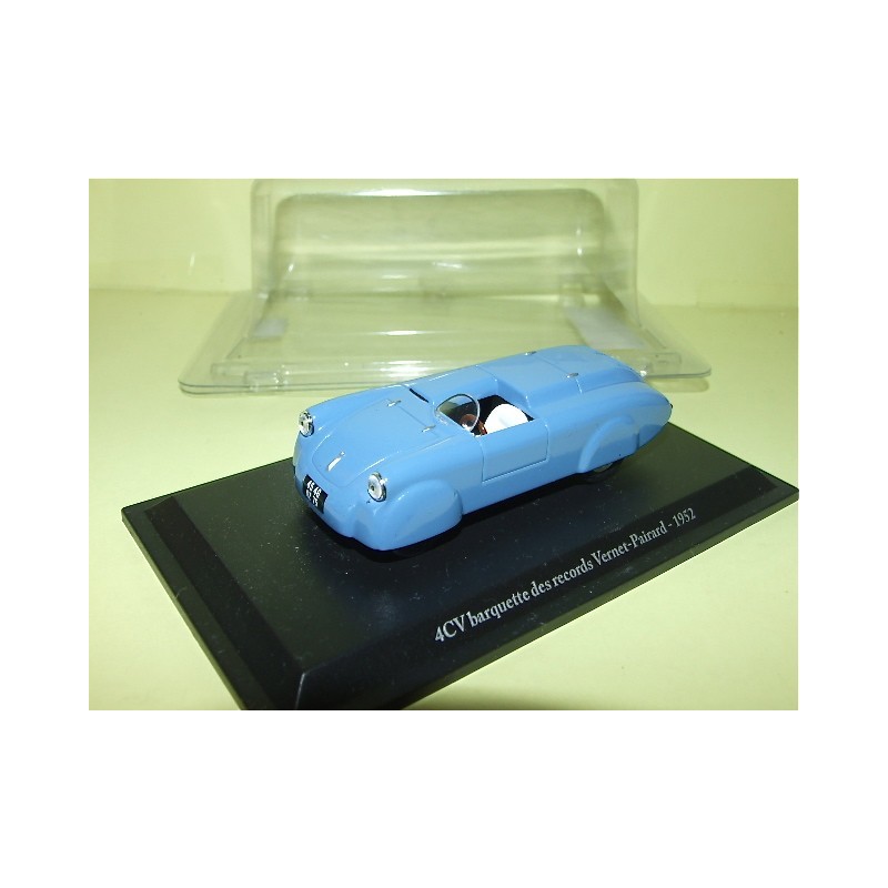 RENAULT 4CV Barquette des Records  Vernet Pairard 1952 ELIGOR PRESSE 1:43