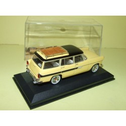 SIMCA VEDETTE MARLY 1959 Jaune ALTAYA 1:43 imperfection socle