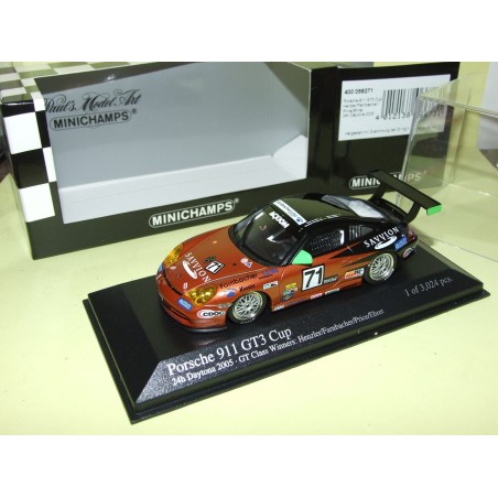PORSCHE 911 GT3 CUP N°71 24 Heures de DAYTONA 2005 MINICHAMPS 1:43 1er Class