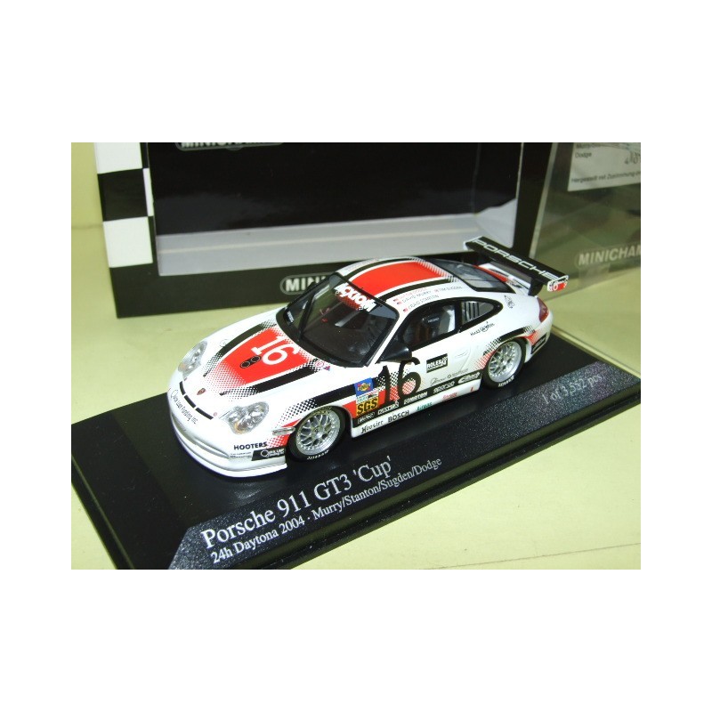 PORSCHE 911 GT3 CUP NÂ°16 24 HEURE DE DAYTONA 2004 MINICHAMPS 1:43