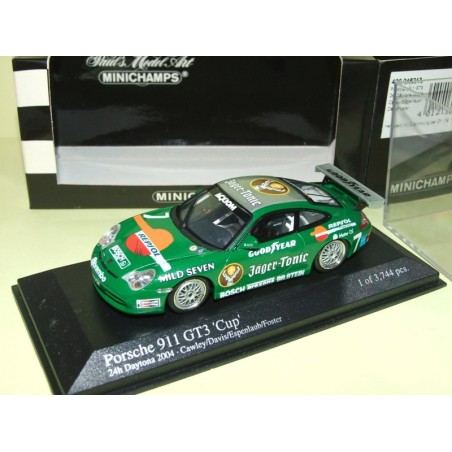 PORSCHE 911 GT3 CUP NÂ°7 Fabien GIROIX RÃ©alisation sur base MINICHAMPS AnnÃ©e ? 1:43